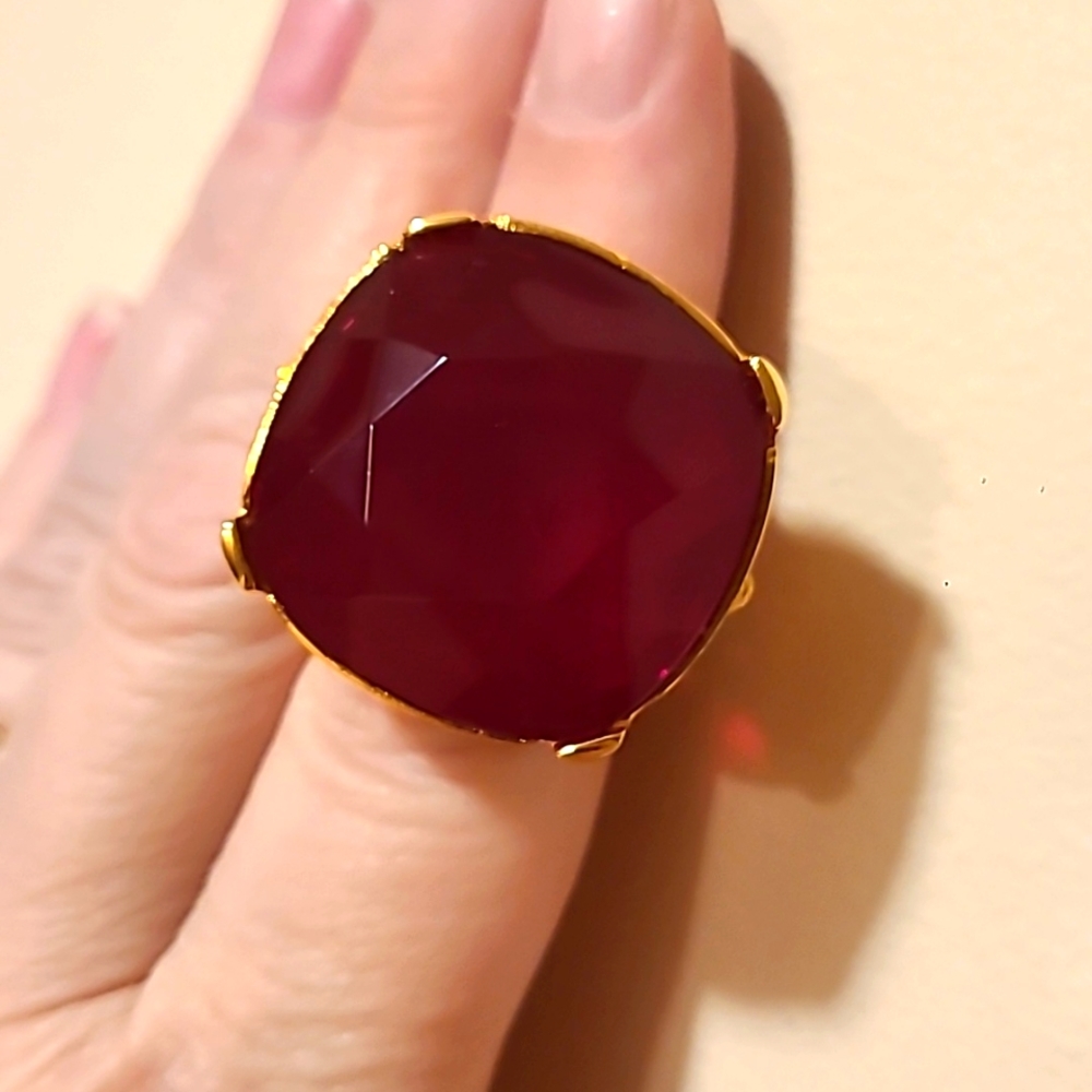 FV Ruby colored ring